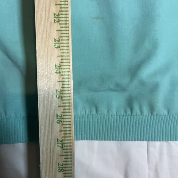 Vintage Xceptions by DSI Shirt Mens XL Teal Green Short Sleeve Polo 80s Taiwan - Picture 7 of 11